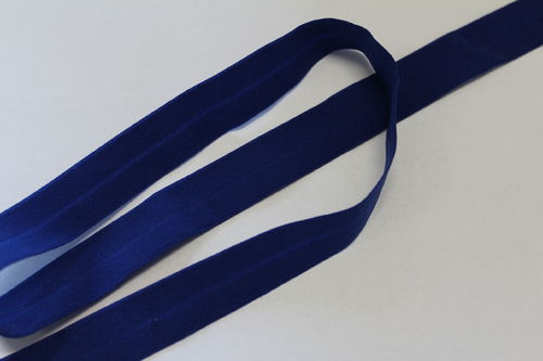 10m elastisches Band 0,35€/m in blau mit Knickkante TA10