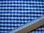 2,60m Baumwollbatist 2,93€/m² Blockkaro blau/weiß  150cm breit  FB28