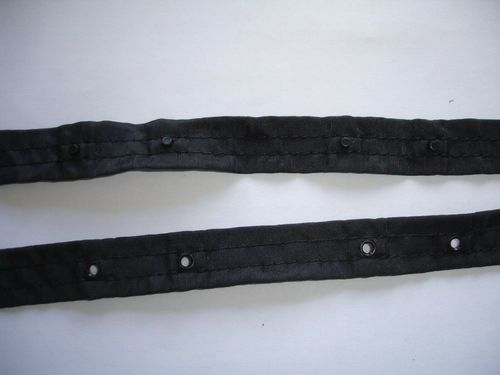 3m Druckknopfband 1,65€/m schwarz