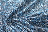 1 Lfm  Jersey 3,20€/m² Paisleymuster Blautöne Baumwolle  FE8