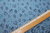 1 Lfm Jersey 3,10€/m²  Interlock mattes blau Kindermotive BIO-Baumwolle ME1