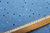 1 Lfm Singlejersey 3,10€/m²  blau mit Sternen BIO-Baumwolle CM28