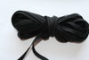 10m elastisches Band 0,30€/m schwarz, mit Glanzkante KB6