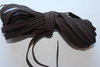 10m elastisches Band 0,25€/m dunkelbraun, mit Glanzkante KB11