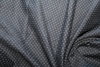 1 Lfm Jersey 4,00€/m²  Schlauchstoff schwarz, hellgraue Punkte BIO-Baumwolle YA55