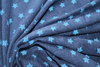Jersey 4,00€/m² Nickiplüsch dunkelblau mit Sternen MJ22