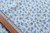 Baumwollstoff 3,60€/m² Meterware natur mit hellblauen Röschen AA8