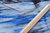 3,30mJersey 3,60€/m² Blautöne, batikartige Streifen  Viskose mit Elasthan SC8