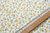 Baumwollstoff 3,70€/m² Meterware  weiß, gelbe Rosen AL27